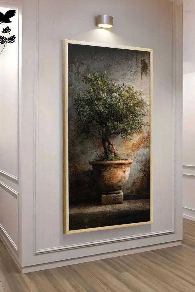 Wallity Dekorativna uramljena slika, 120x50cm, Šarena
