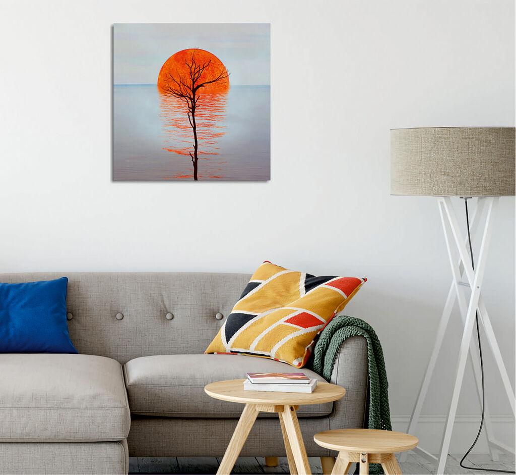 Wallity Dekorativna slika na platnu, 45x45cm, Šareno