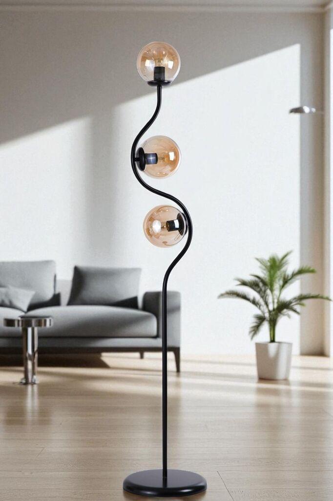 Opviq podna lampa 8944-8, crna