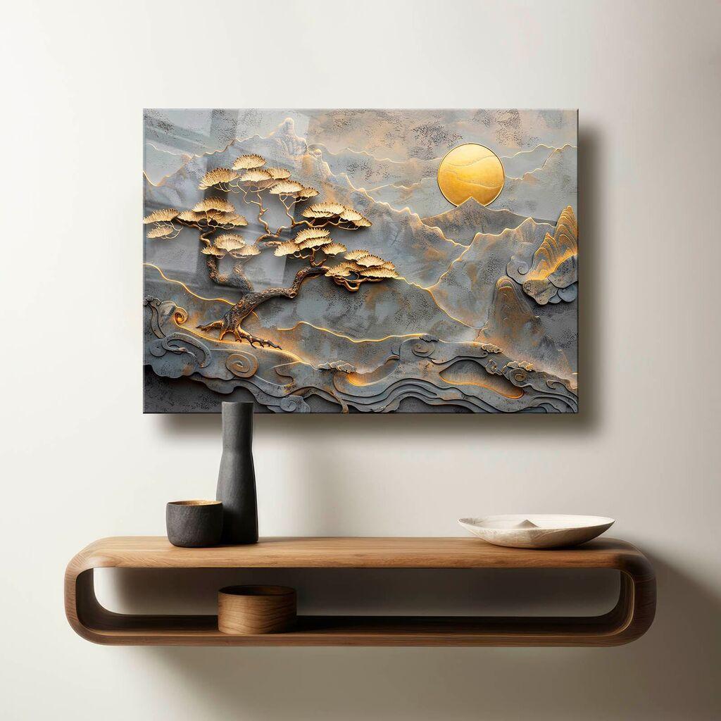 Wallity Dekorativna slika na kaljenom staklu, 50x70cm, Šareno