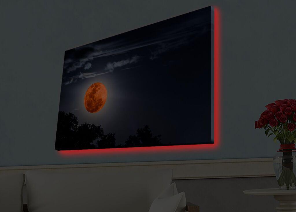 Zidna slika sa LED osvetljenjem 4570HDACT-091, 45x70 cm