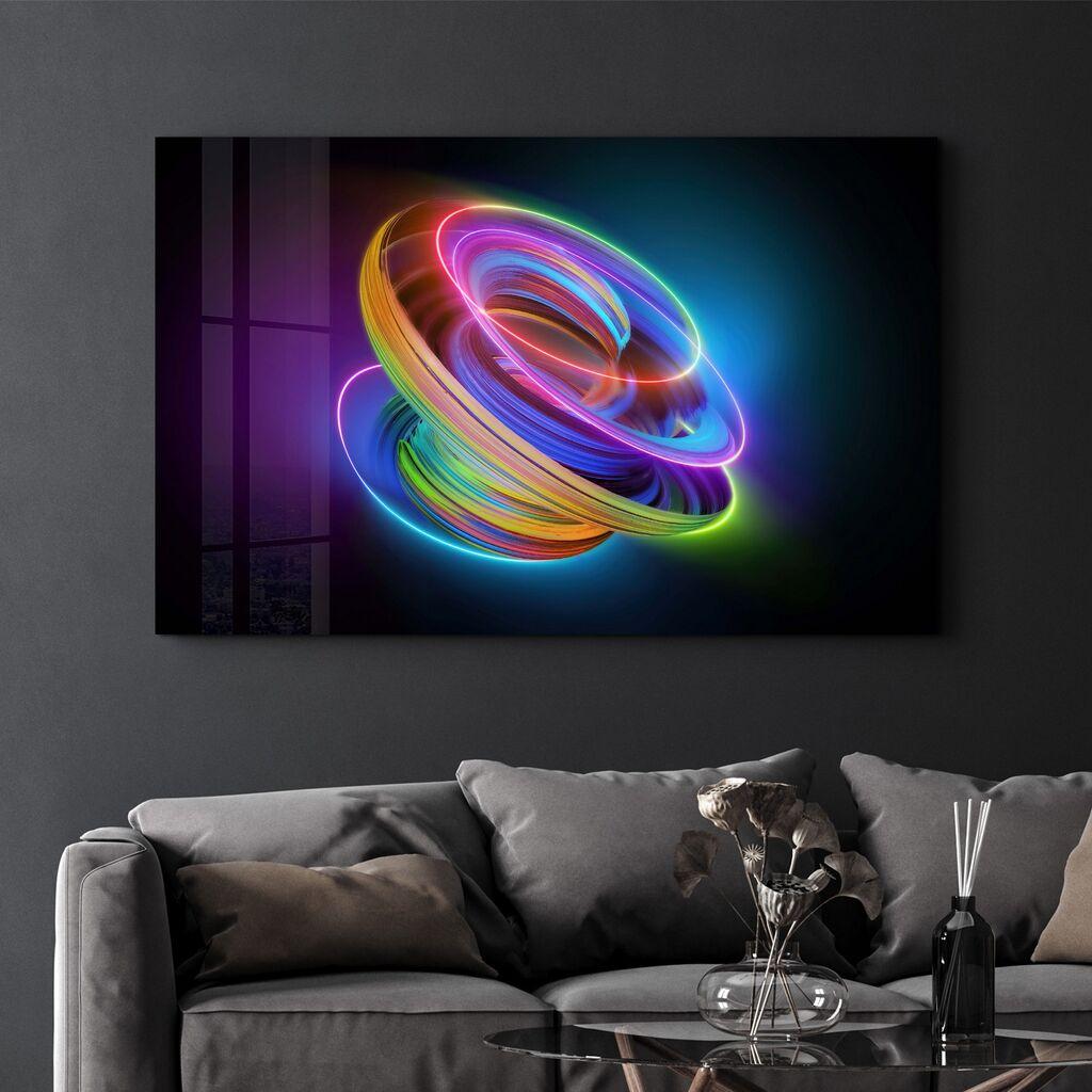 Wallity Dekorativna slika na kaljenom staklu, 35x55cm, Šareno