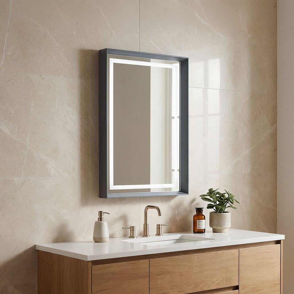 Hanah Home Kupaonsko ogledalo, antracit