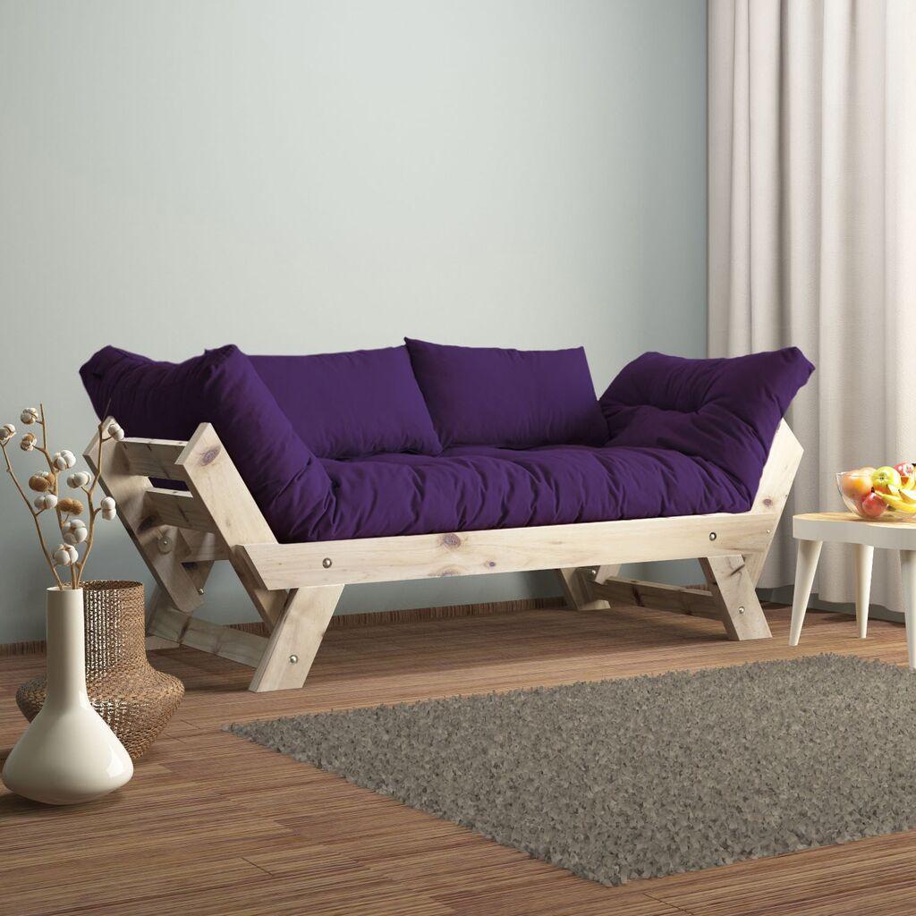 Hanah Home Vrtni dvosed, Natur-ljubičasta