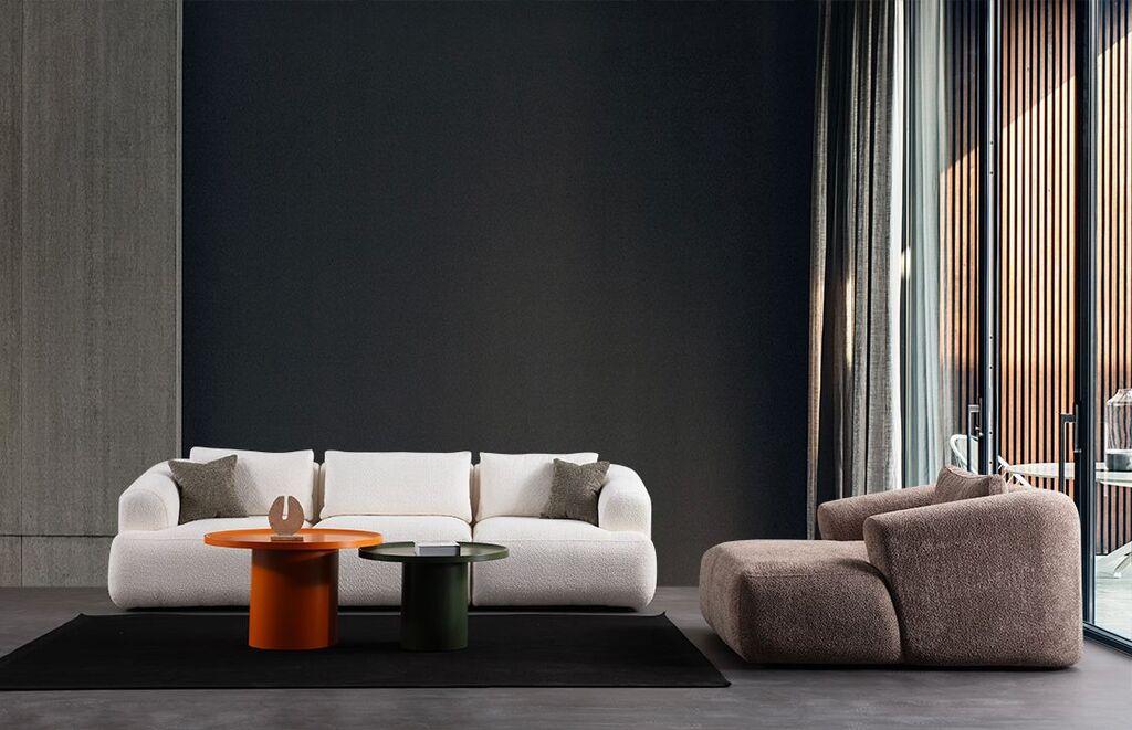 Atelier del Sofa Dvosjed Sofia (D1 + 1R), Bijela