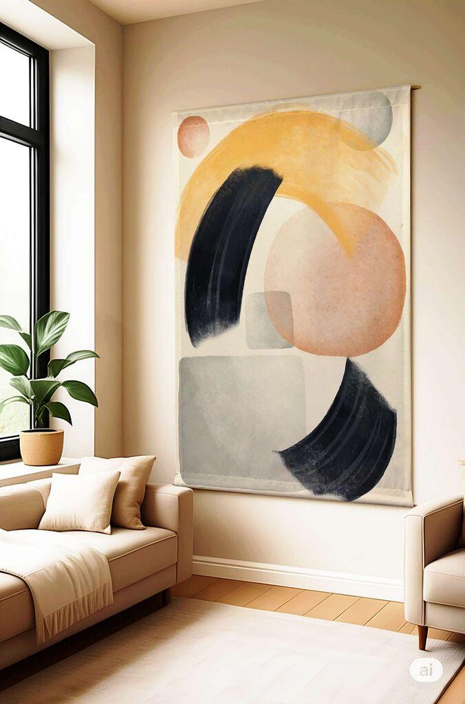 Wallity Dekorativna slika, 100x140cm, Šarena