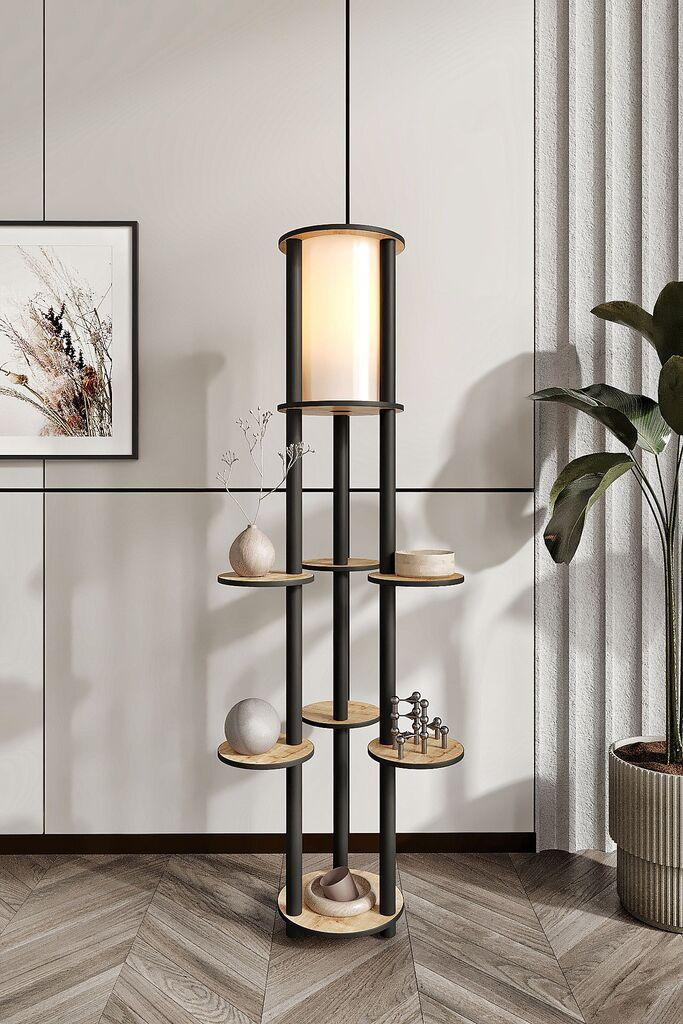 Opviq podna lampa Volante, 150 cm, krem