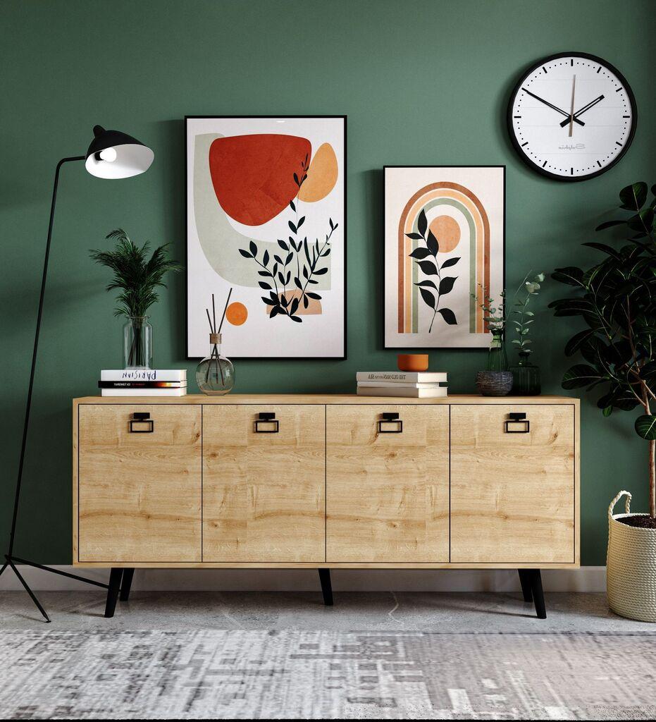 Hanah Home Komoda Mirza Modern 180, Hrast