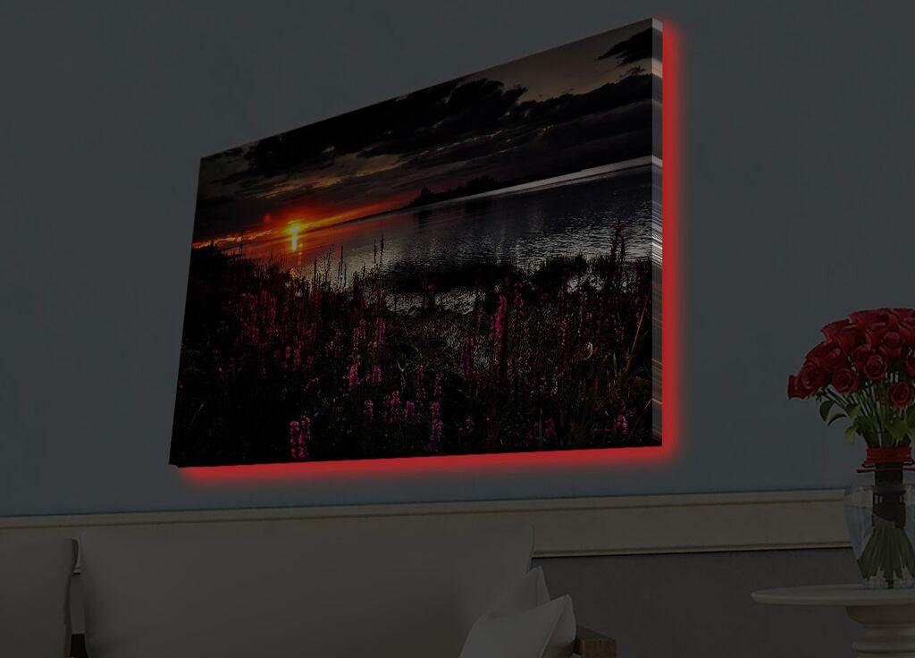 Zidna slika sa LED osvetljenjem 4570HDACT-002, 45x70 cm
