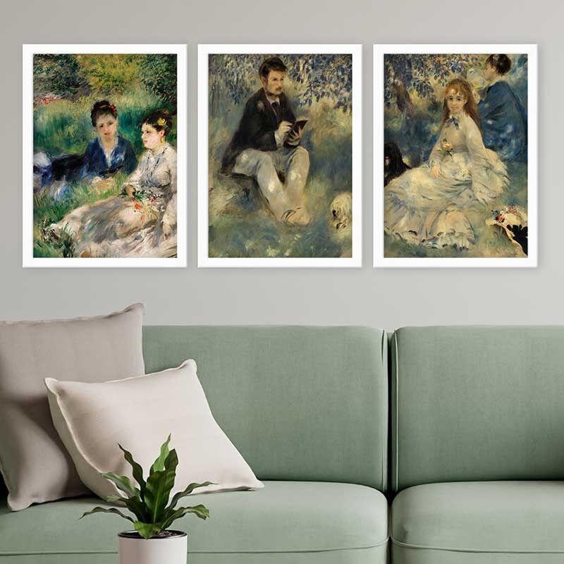 Wallity Set uramljenih slika 3BC_UN894914, 3 dijela