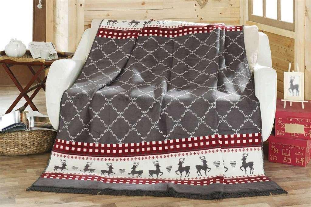 L'essentiel Maison pokrivač za francuski krevet, 60% pamuk, 30% akril, 10% poliester, 180 x 220 cm