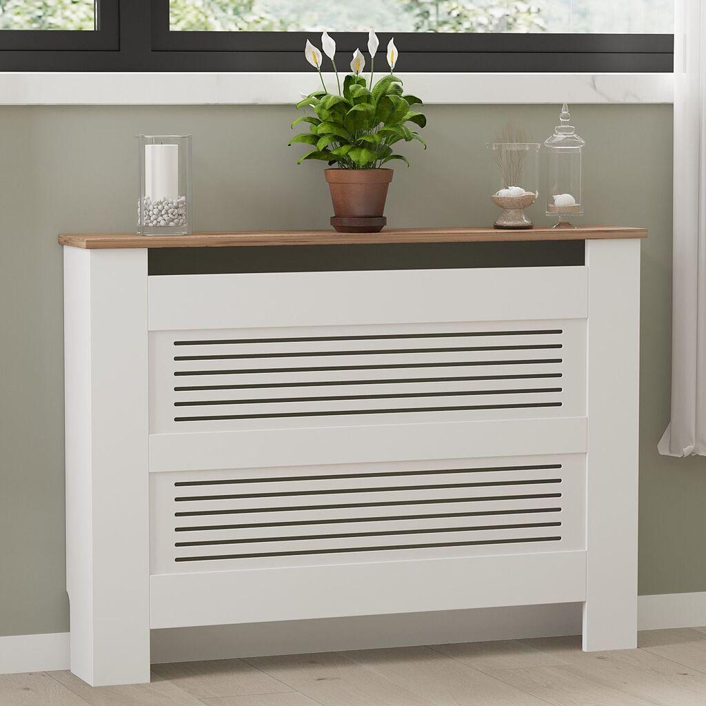 Hanah Home maska ​​za radijator Termora, 112x82x30 cm, bijela