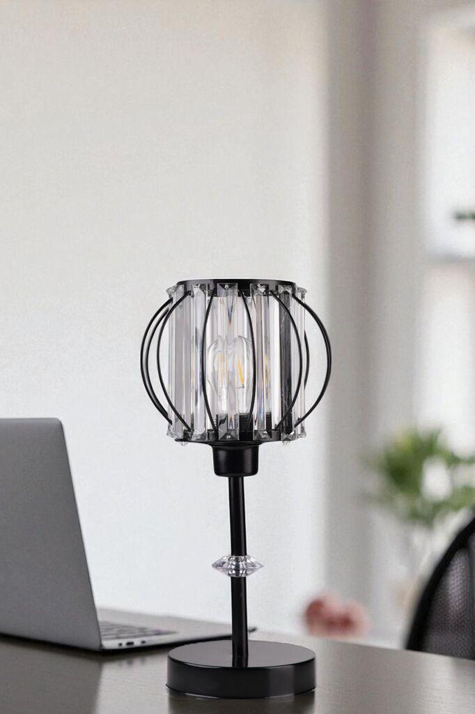 Opviq Stona lampa 8911-1A, Crna