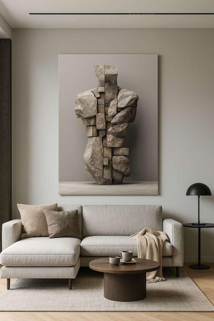 Wallity Dekorativna slika na platnu, 70x100cm, Šareno