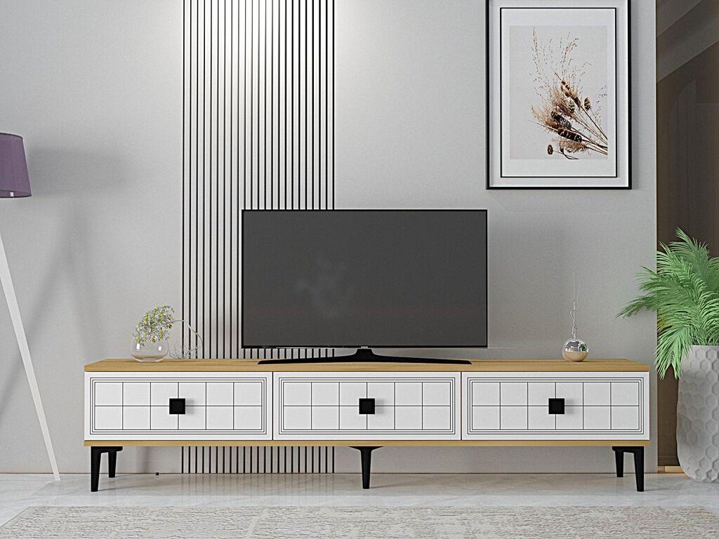 Hanah Home TV komoda Yuka 180, Hrast