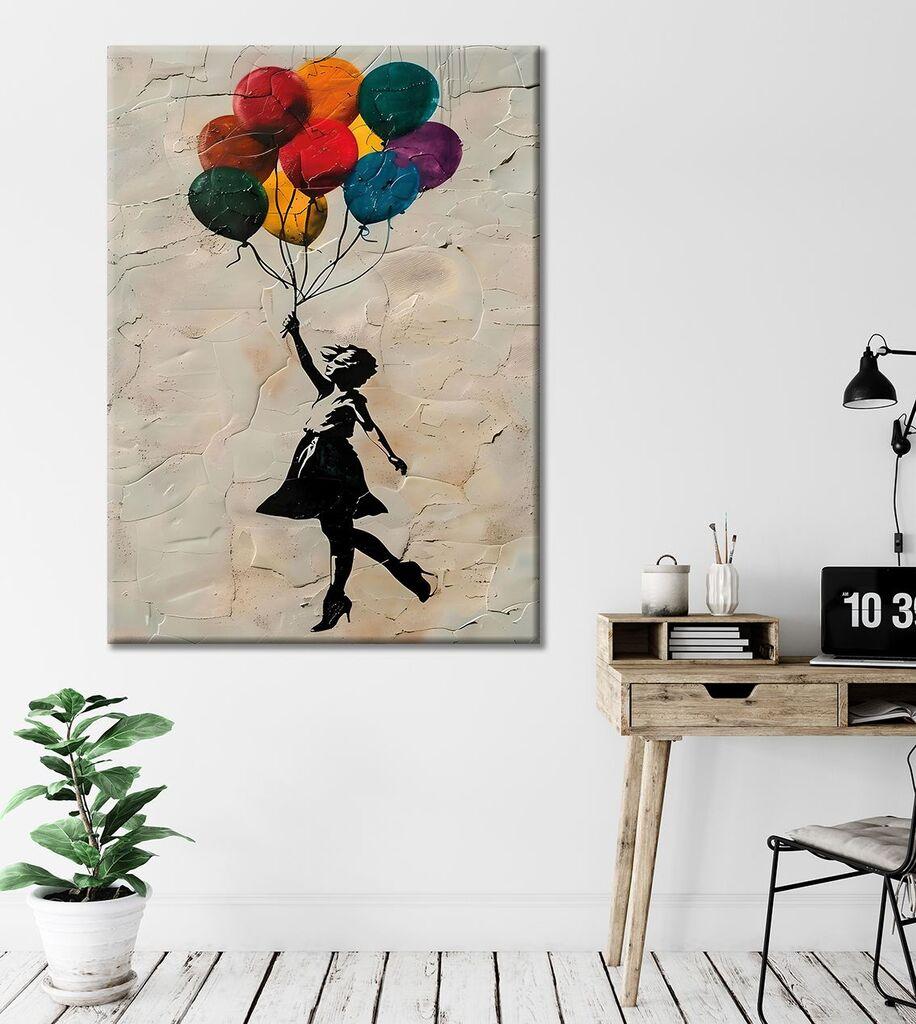 Wallity Dekorativna slika na platnu, 70x100cm, Šareno