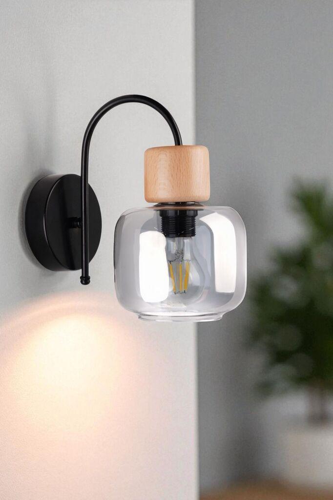 Opviq Zidna lampa 9069-1A, Crna