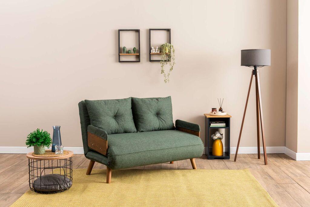 Atelier del Sofa Dvosjed na razvlačenje Cosmo, 190x120x82cm, Zelena