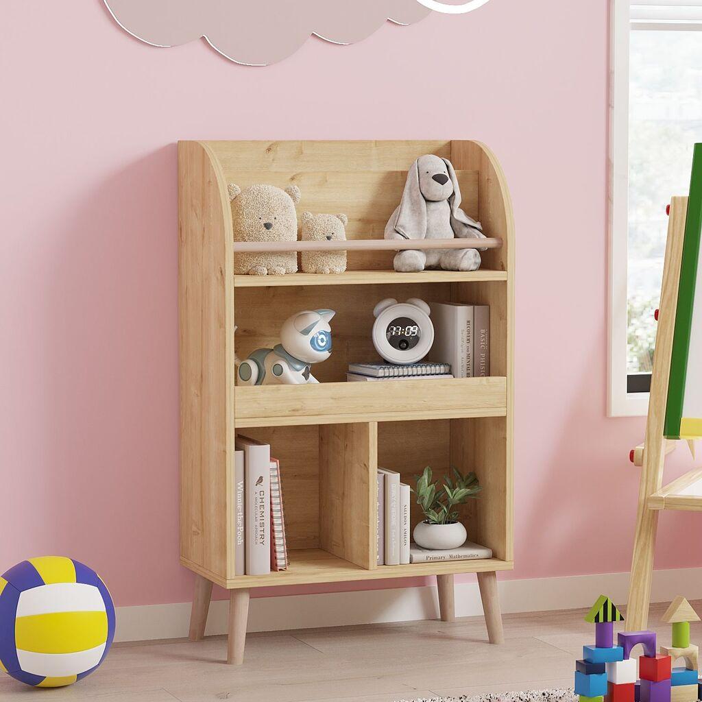Hanah Home Knjižna polica Minola, 60x102x30 cm, Boja hrasta