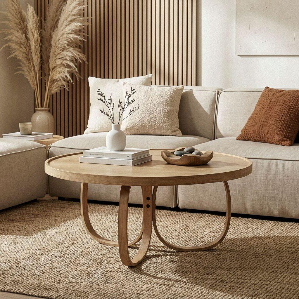 Hanah Home Club sto Jupiter, 100x46 cm, Smeđa
