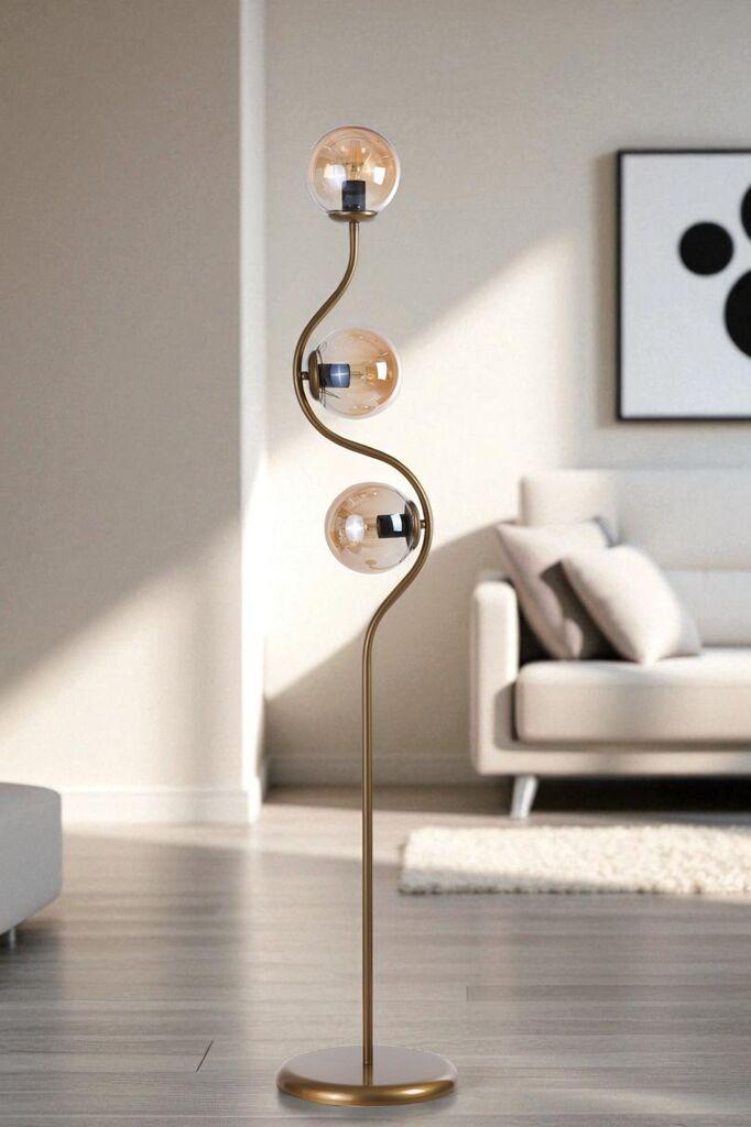 Opviq podna lampa 8944-11, zlatna boja