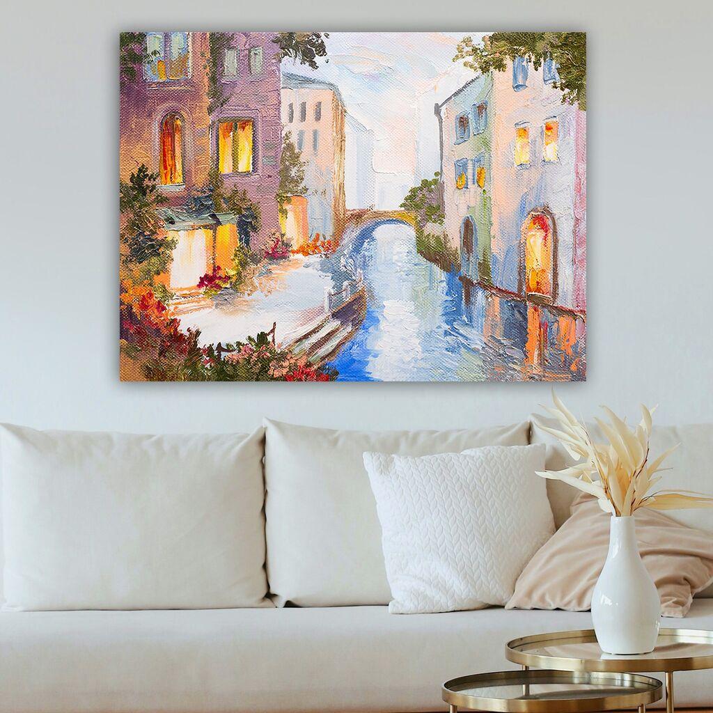 Wallity Dekorativna slika na platnu, 70x100cm, Šareno