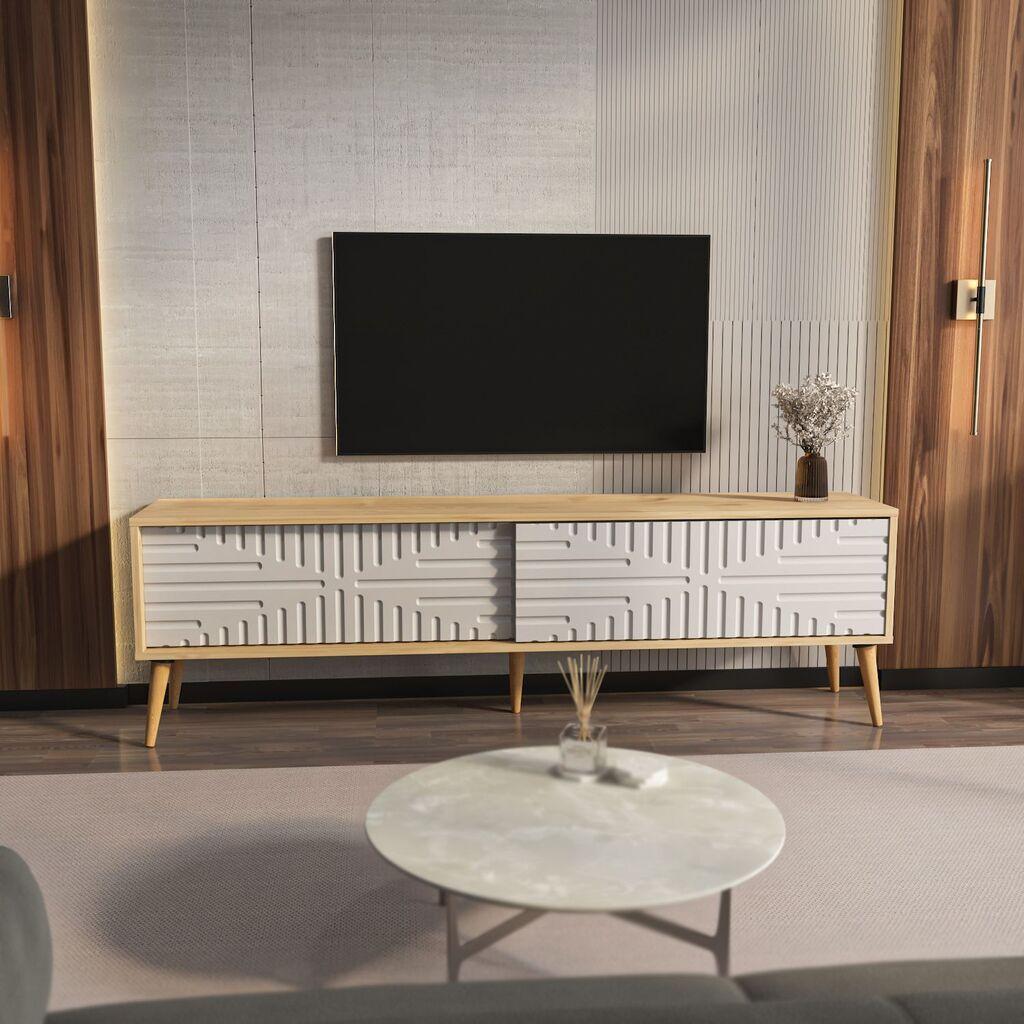 Hanah TV komoda Riso, 180x54x35 cm, hrast