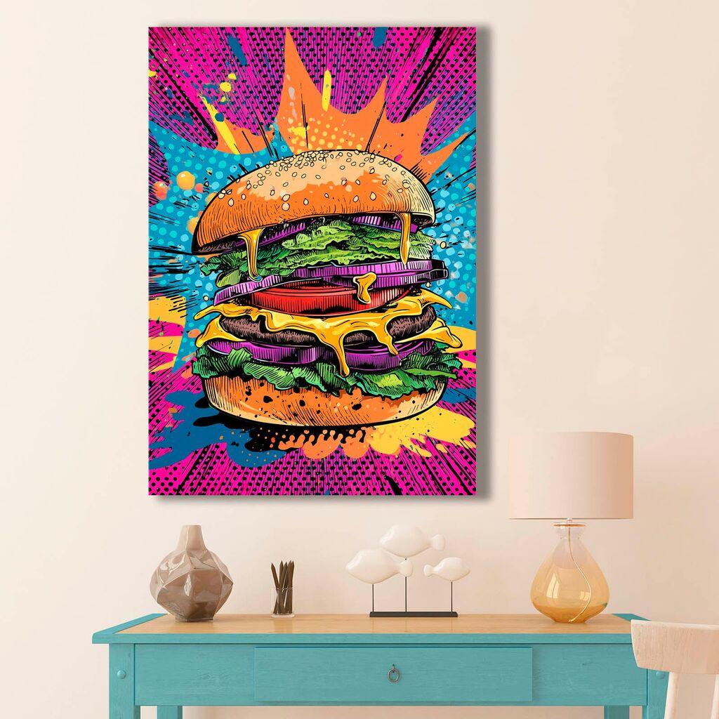 Wallity Dekorativna slika na platnu, 70x100cm, Šareno