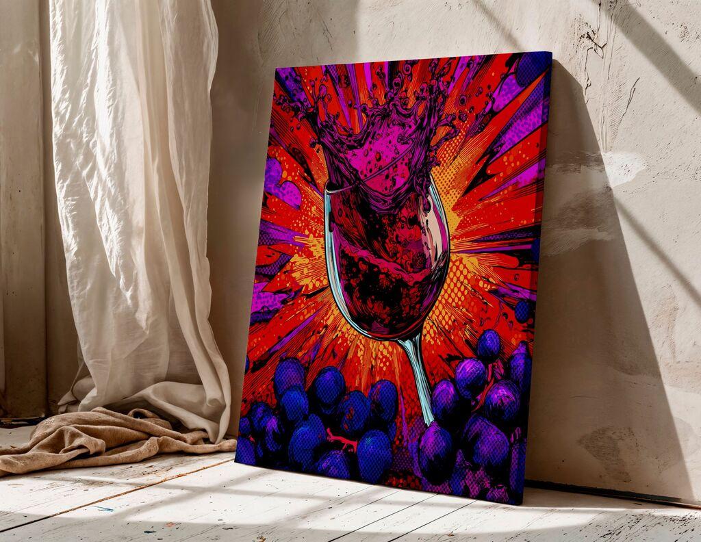 Wallity Dekorativna slika na platnu, 70x100cm, Šareno