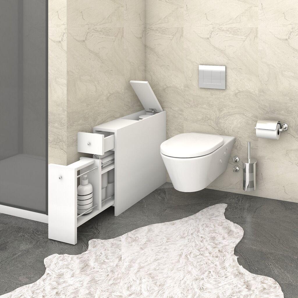 Hanah Home Kupaonski ormarić Smart, bijeli
