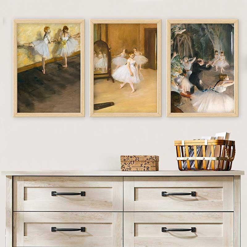 Wallity Set uramljenih slika 3NTC_UN2684867, 3 dijela
