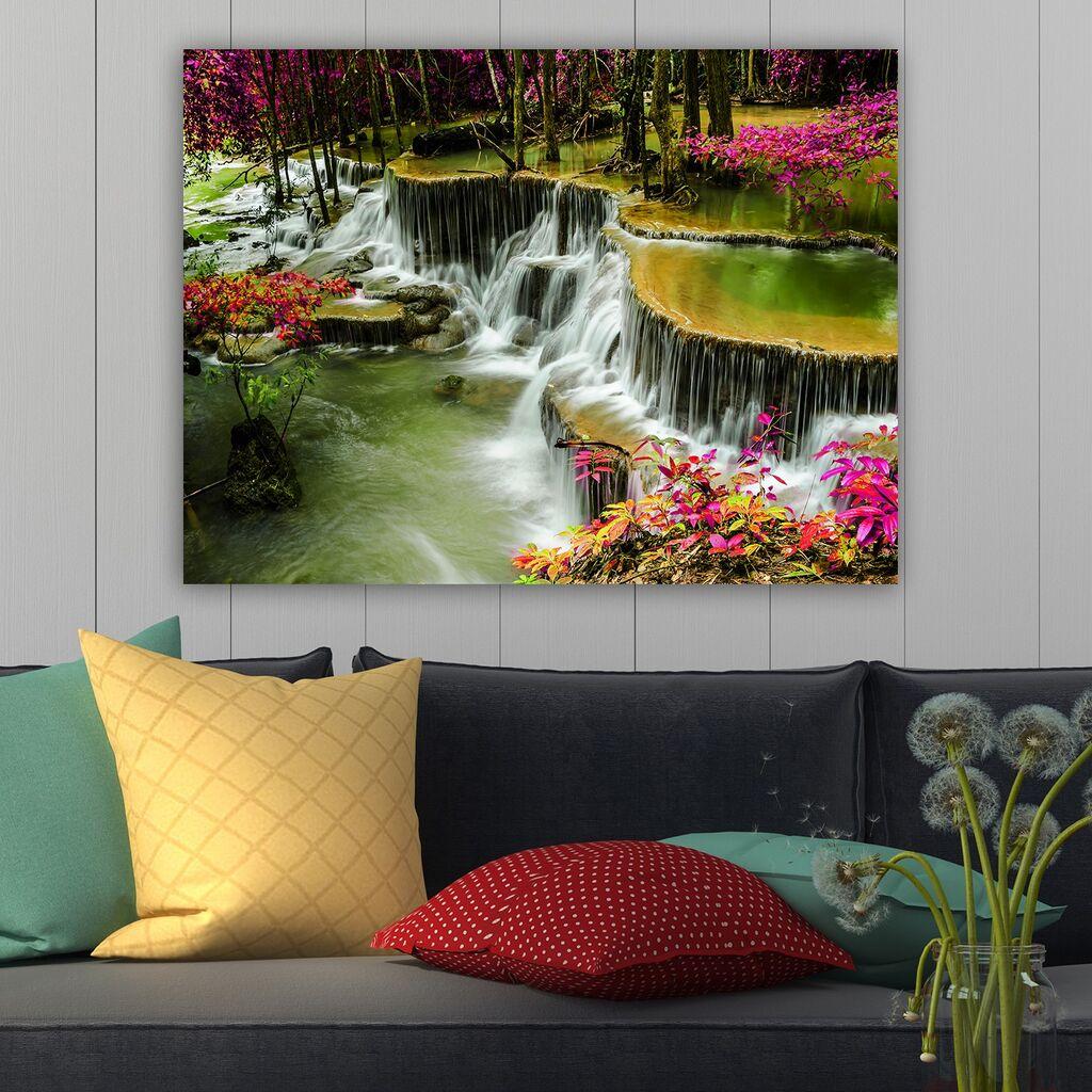 Wallity Dekorativna slika na platnu, 70x100cm, Šareno