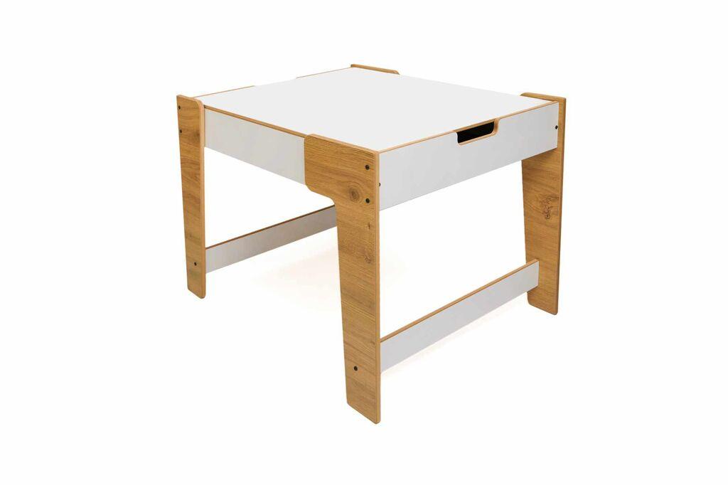 Hanah Home Dječiji sto, 72,5x55x56,5 cm, Bijeli