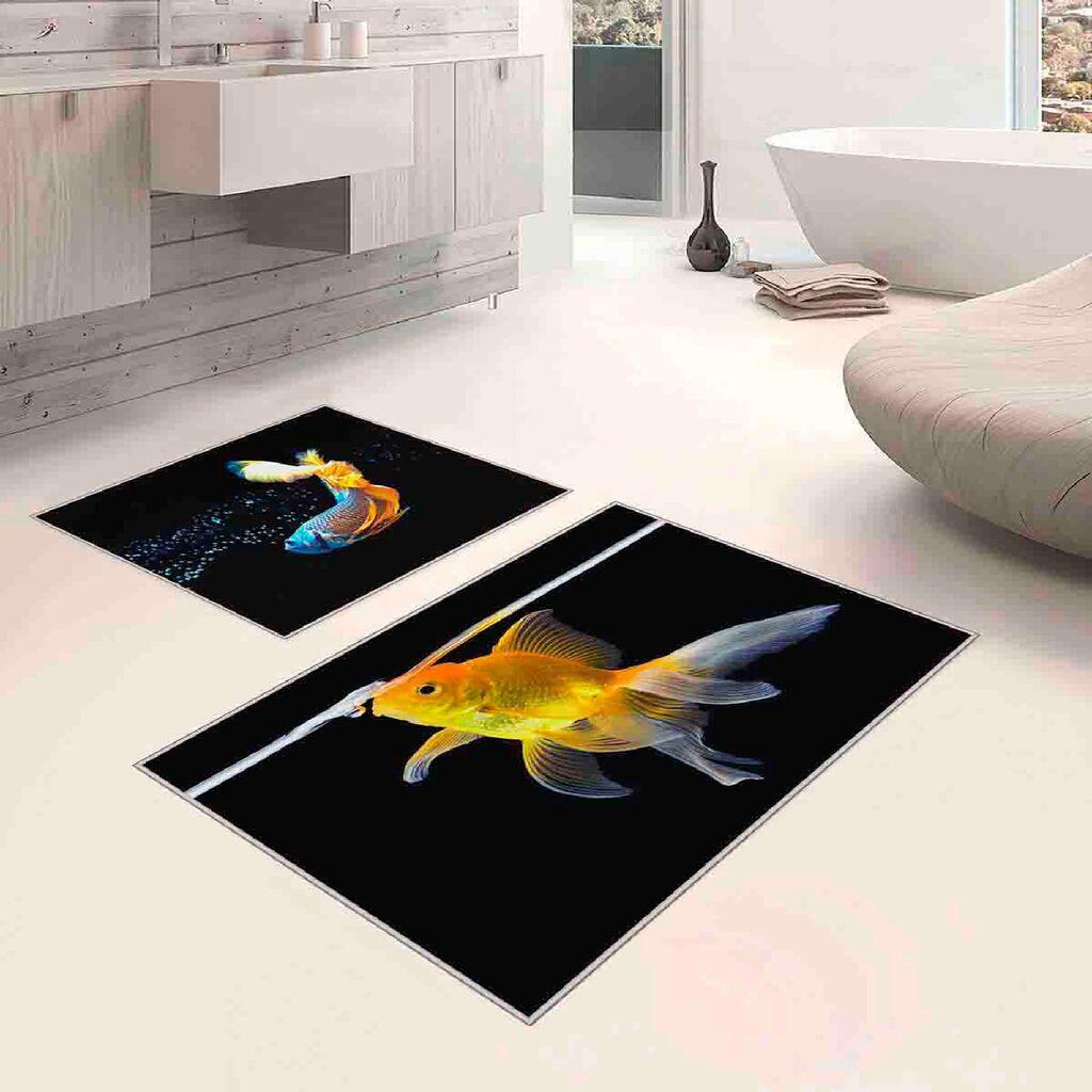 Conceptum Hypnose Set tepiha za kupatilo, 2 komada, Bijela