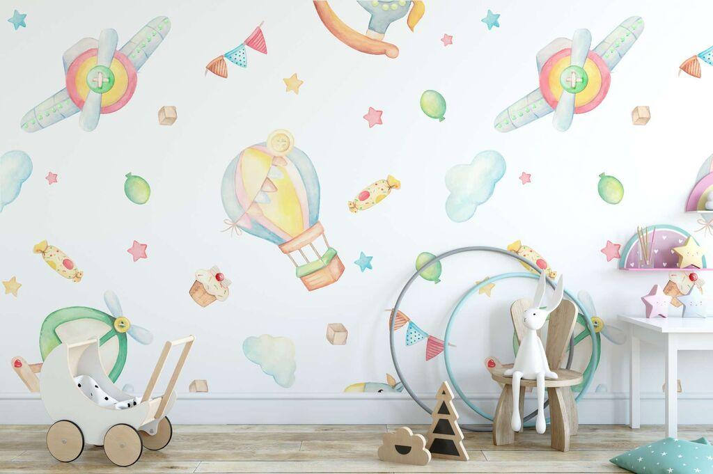 Wallity Tapeta za zid MDK-00120, 400x270 cm, Šarena