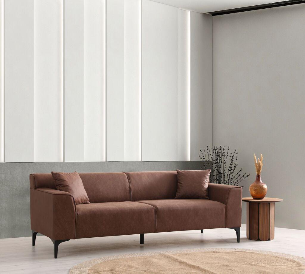 Atelier del Sofa Trosed New Petra 3, 212x69x86cm, Smeđa