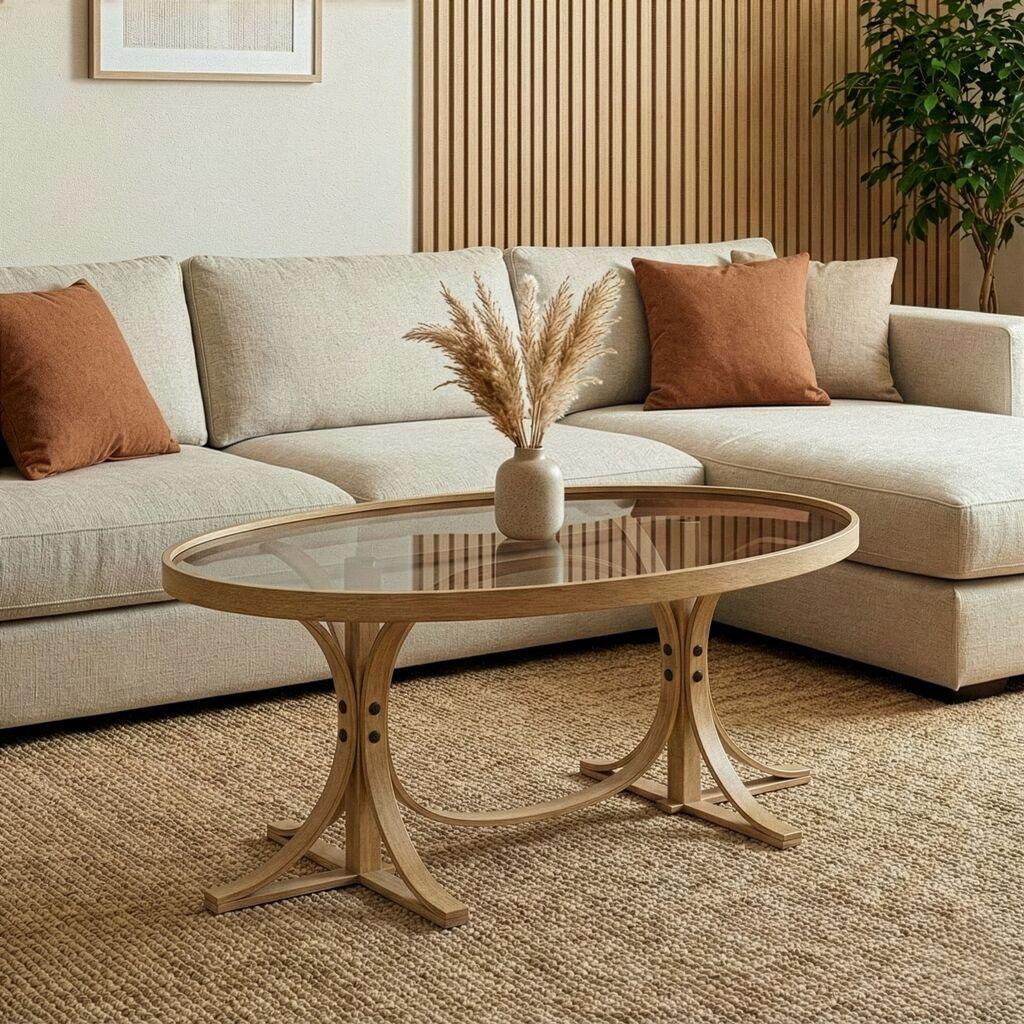 Hanah Home Stol za dnevni boravak Buket, 112x47x78 cm, Smeđa