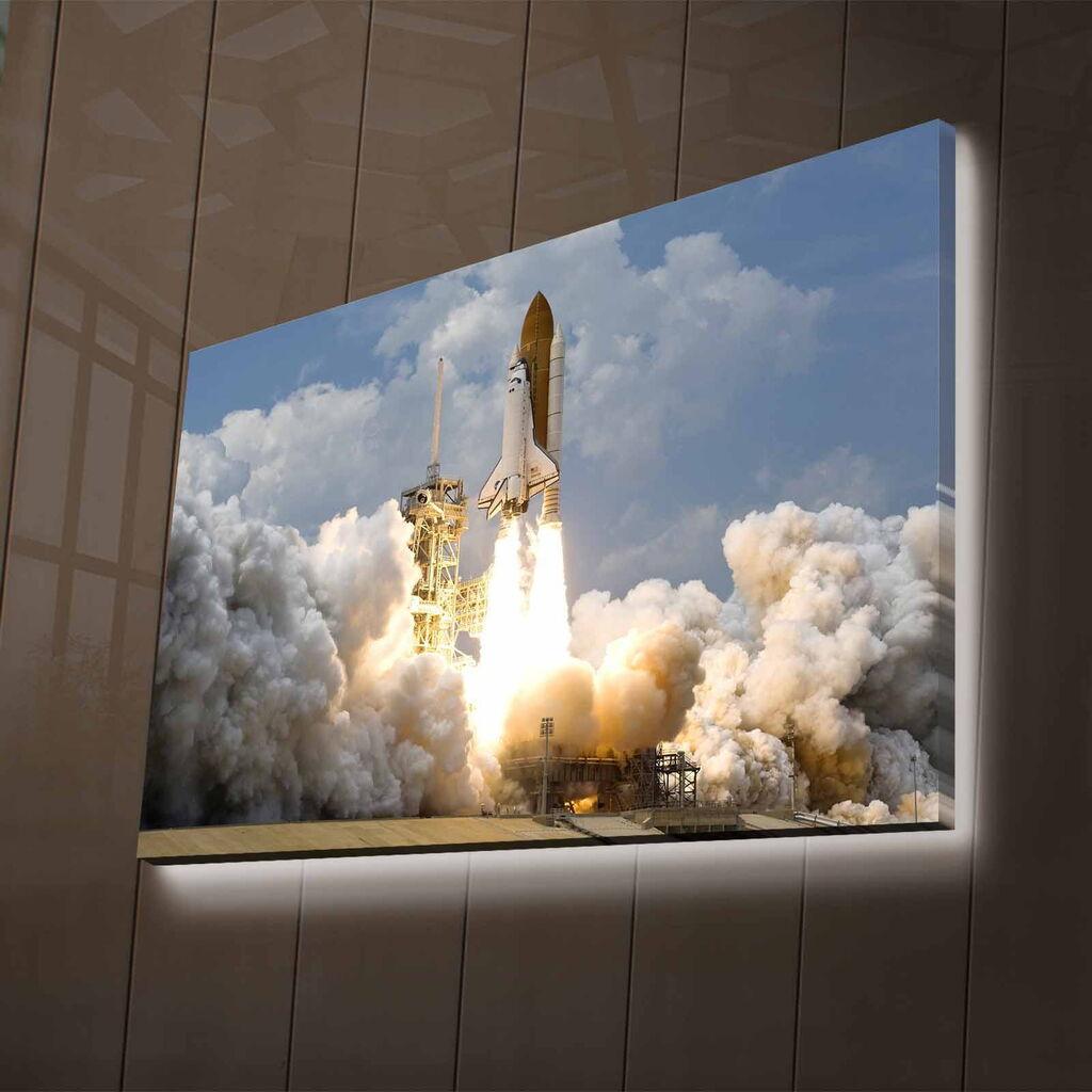Zidna slika sa LED rasvjetom NASA-032, 45x70 cm