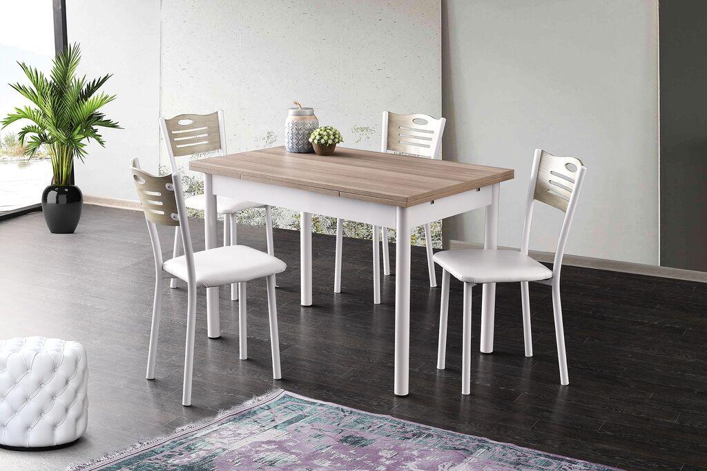 Hanah Home Polo 1302 Trpezarijski sto, Bijeli