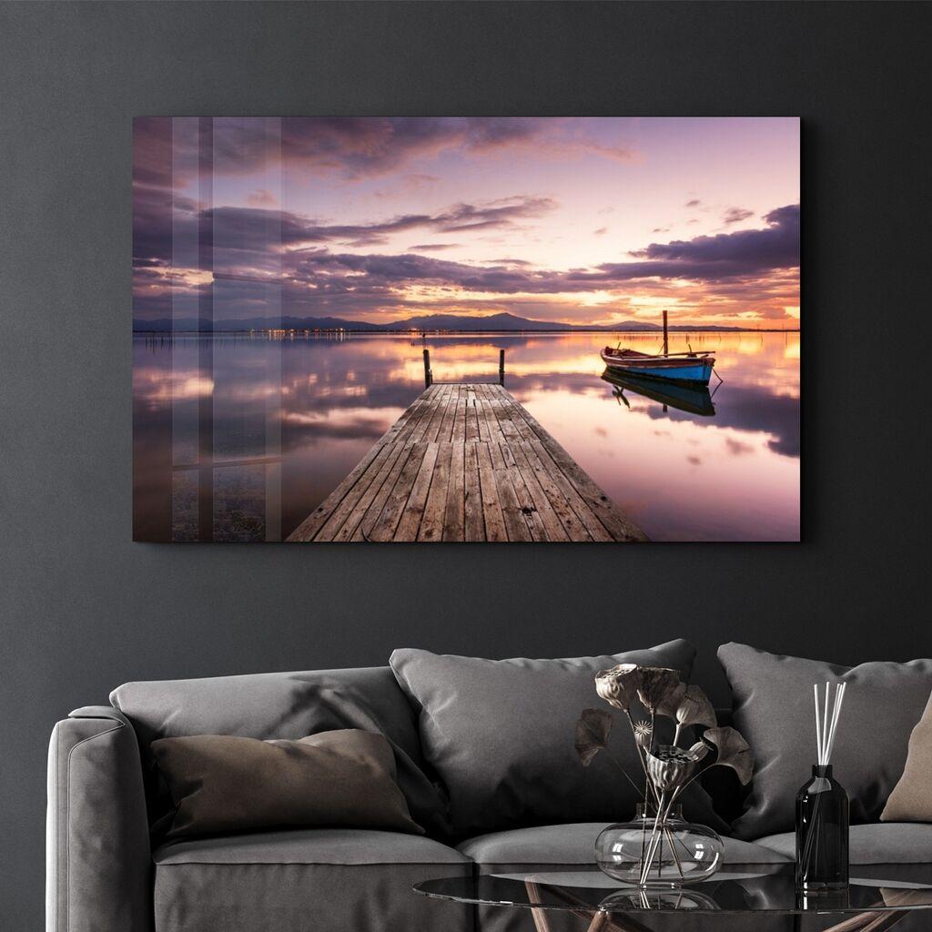 Wallity Dekorativna slika na kaljenom staklu, 70x110cm, Šareno