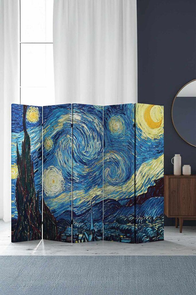 Aberto Design paravan, 200x180x5cm, šareni