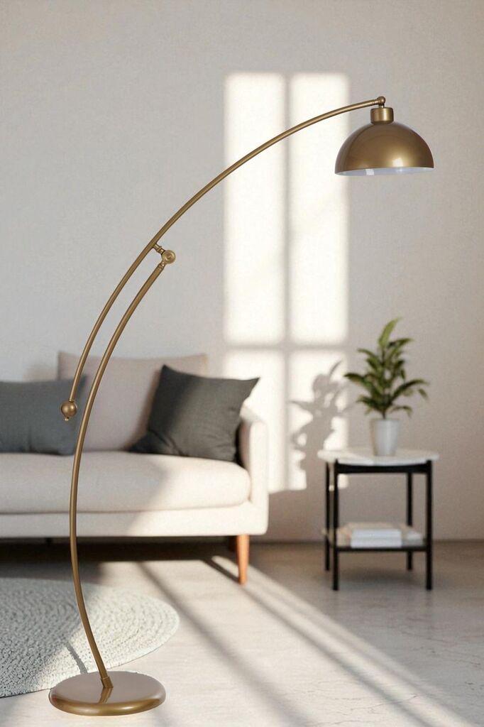 Opviq podna lampa 8972-1, zlatne boje