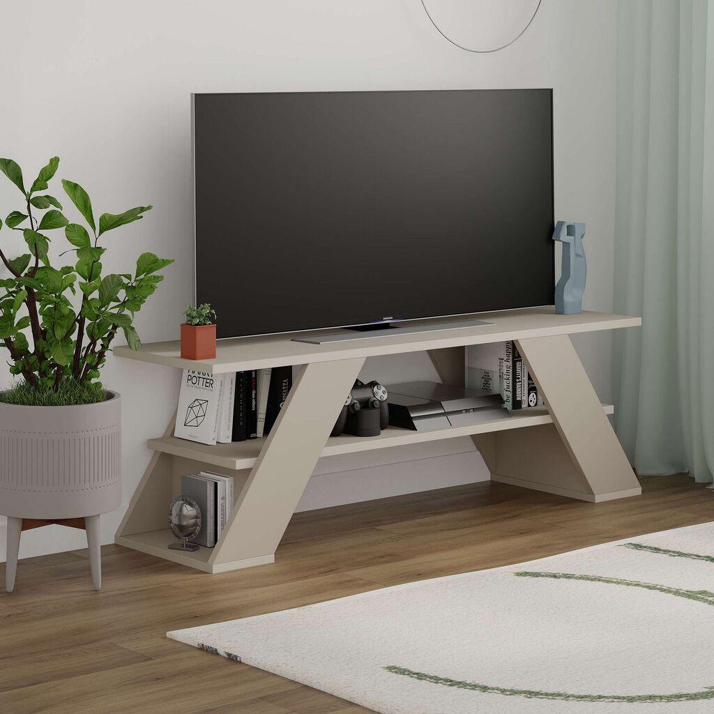 Hanah Kućna TV škrinja Farfalla, 120x40x33,5 cm, pijesak
