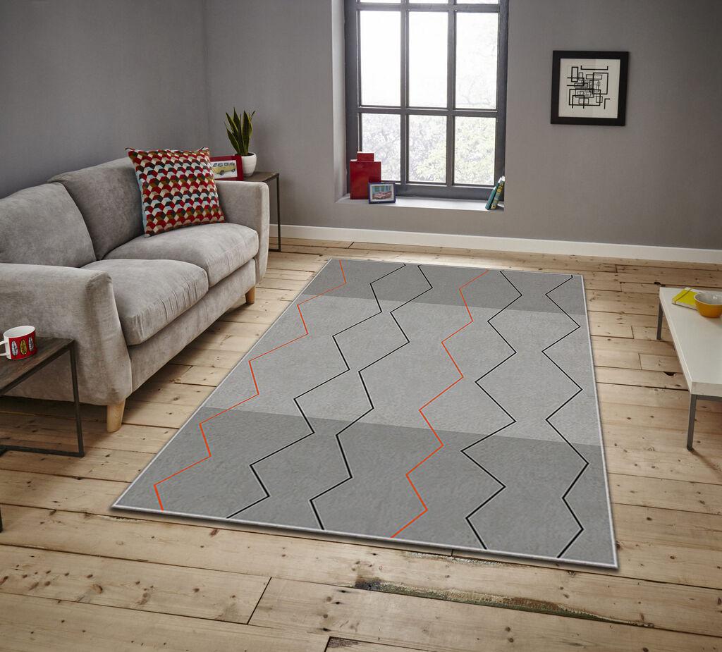 Conceptum Hypnose tepih Asr Crpt-64, pravougaoni, 140 x 220 cm, siva