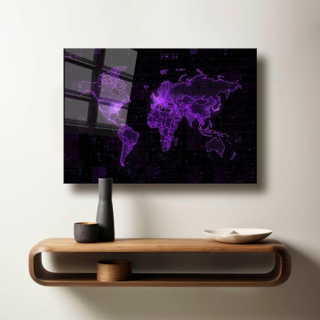Wallity Dekorativna slika na kaljenom staklu, 40x60cm, Šareno