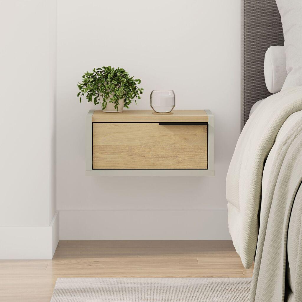 Hanah Home Noćni ormarić, 40x18,8x30cm, Zeleni