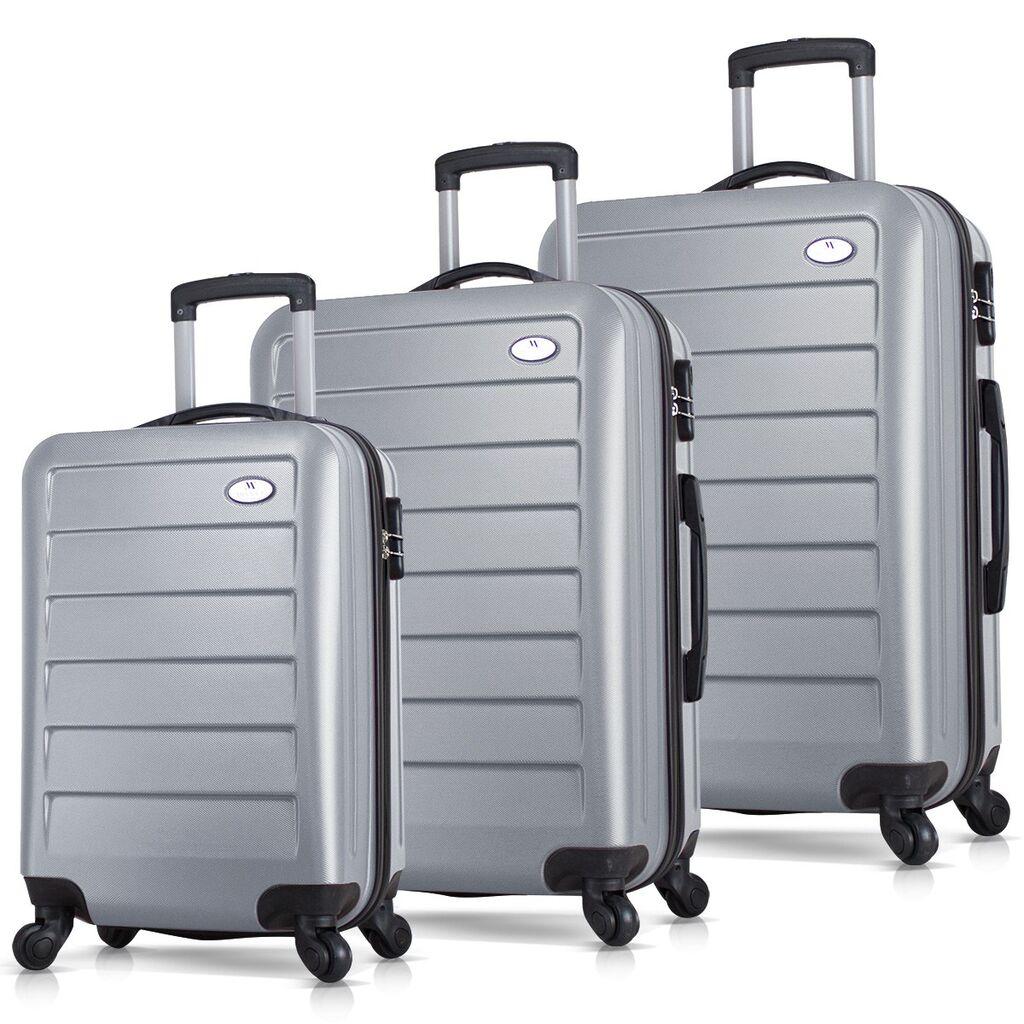 MyValice set kofera 4766, 3 dijela, siva