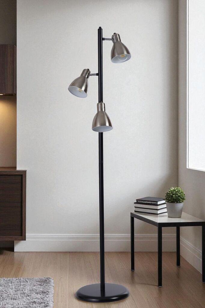 Opviq podna lampa 8961-3, crna