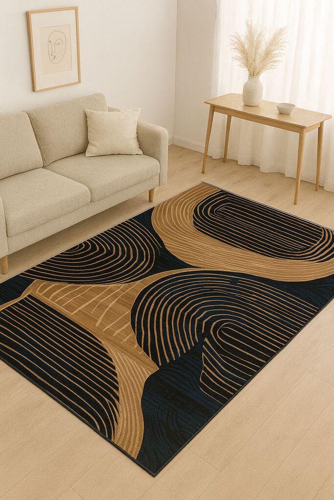 Conceptum Hypnose tepih BSR-7, pravougaoni, 50 x 60 cm, smeđe-crni