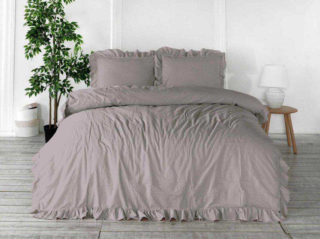 L'essentiel Maison set posteljine, 200x220cm, siva